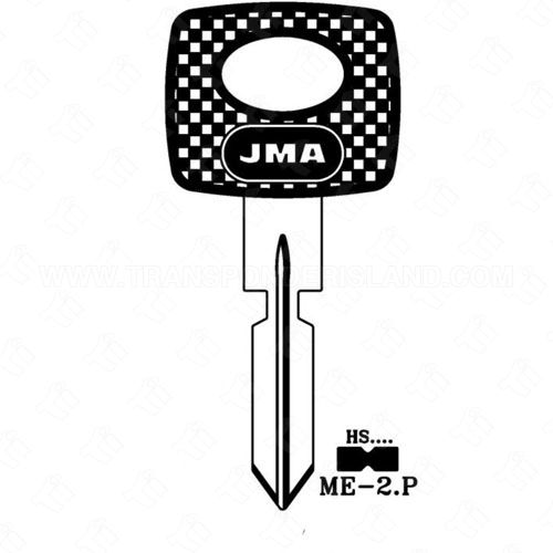 JMA Mercedes High Security 4 Track Plastic Head Key Blank ME2.P S48HFP